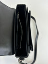 Black Saffiano Sandrine Shoulder Bag