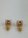 Mini Pop H Rose Dragee Earrings GHW