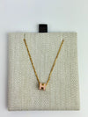 Rose Dragee Mini Pop H Pendant Necklace GHW