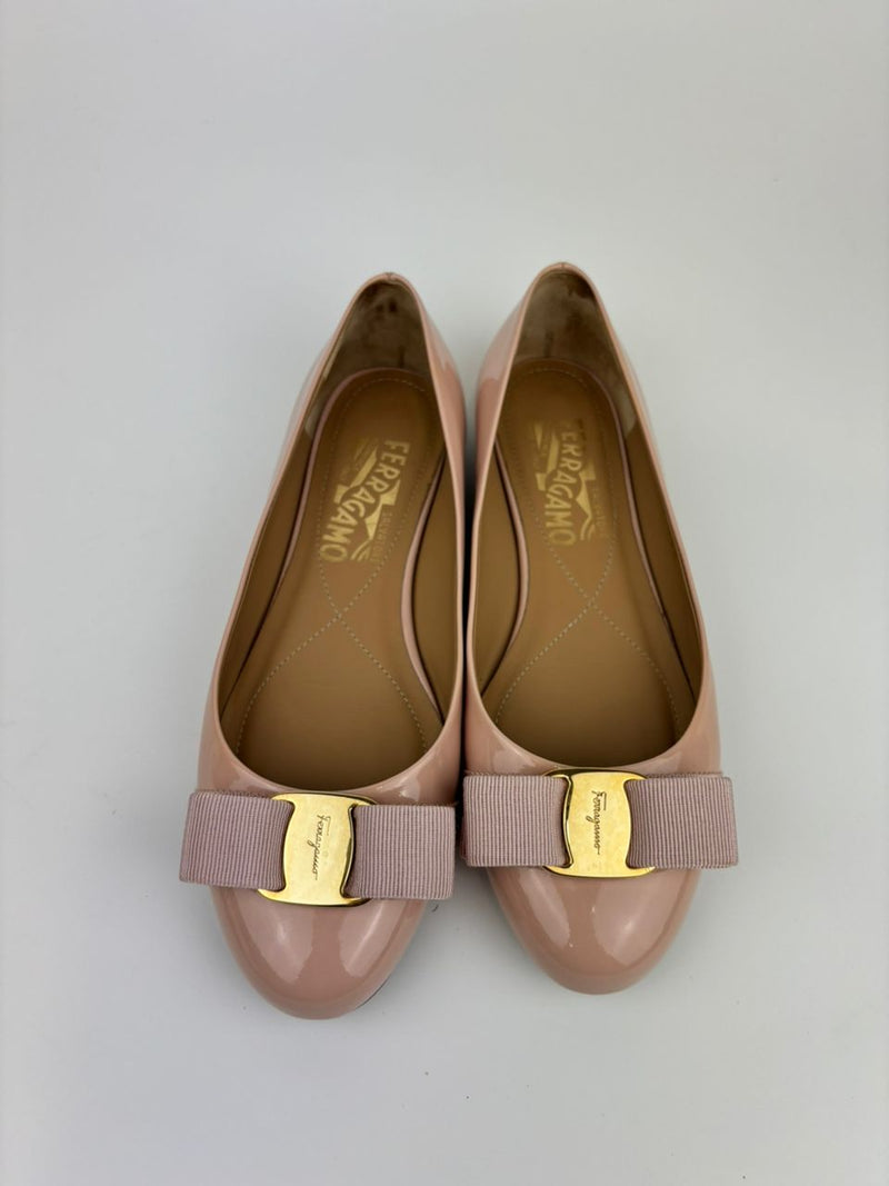 Pink Patent Varina Flats