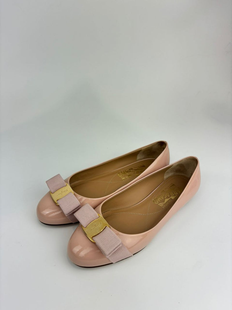 Pink Patent Varina Flats