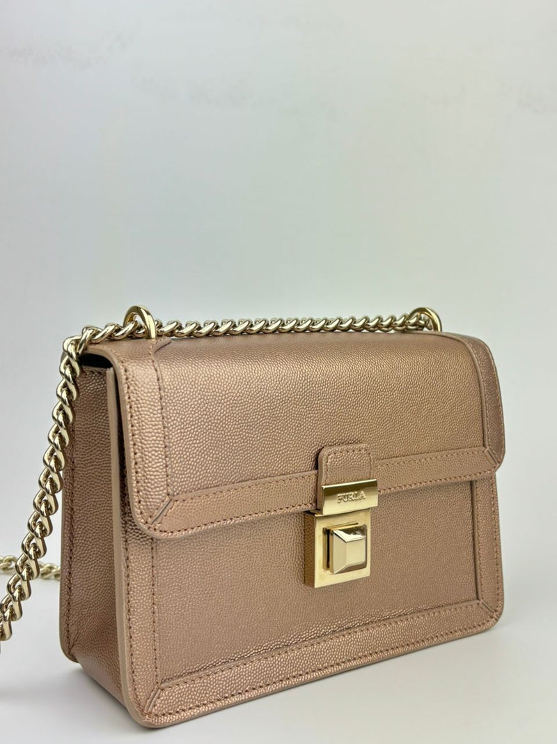 Gold Metallic Dixie Mini Crossbody Bag