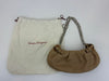 Light Brown Gancini Chain Shoulder Bag&nbsp;