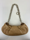 Light Brown Gancini Chain Shoulder Bag&nbsp;