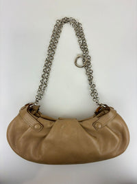 Light Brown Gancini Chain Shoulder Bag&nbsp;