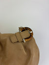 Light Brown Gancini Chain Shoulder Bag&nbsp;