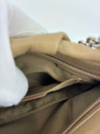 Light Brown Gancini Chain Shoulder Bag&nbsp;