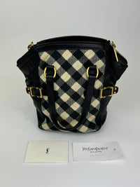 Checkered Canvas Downtown Tote Bag 172461