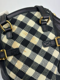 Checkered Canvas Downtown Tote Bag 172461