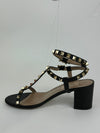 Continuity Rockstud Spike Classic Sandals in Black Nappa&nbsp;