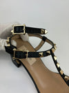 Continuity Rockstud Spike Classic Sandals in Black Nappa&nbsp;