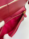 1M1265 Organizer Wallet in Nero and Peonia Saffiano Multicolor