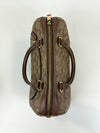 Rowan Satchel Bag In Brown Signature Canvas