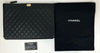 Large Boy O Case Clutch in Black Caviar GHW