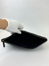 Large Boy O Case Clutch in Black Caviar GHW