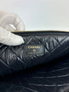 Large Boy O Case Clutch in Black Caviar GHW