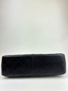 Classic Jumbo Double Flap in Black Lambskin SHW