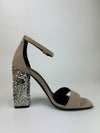 Glam 105 Sandals in Beige Suede Goatskin&nbsp;