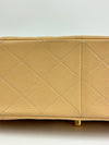 Classic Jumbo Double Flap in Beige Caviar GHW