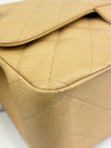 Classic Jumbo Double Flap in Beige Caviar GHW