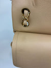 Classic Jumbo Double Flap in Beige Caviar GHW