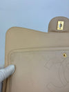 Classic Jumbo Double Flap in Beige Caviar GHW