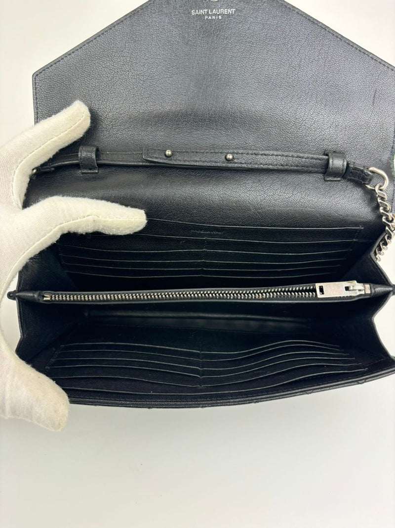 Envelope Wallet on Chain in Black SHW