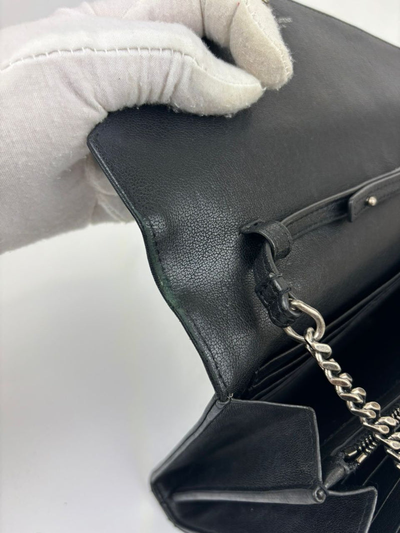 Envelope Wallet on Chain in Black SHW