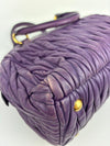 RL0066 Matelasse Satchel Bag in Viola