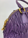 RL0066 Matelasse Satchel Bag in Viola