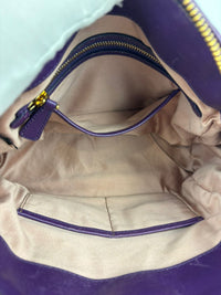 RL0066 Matelasse Satchel Bag in Viola