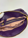 RL0066 Matelasse Satchel Bag in Viola