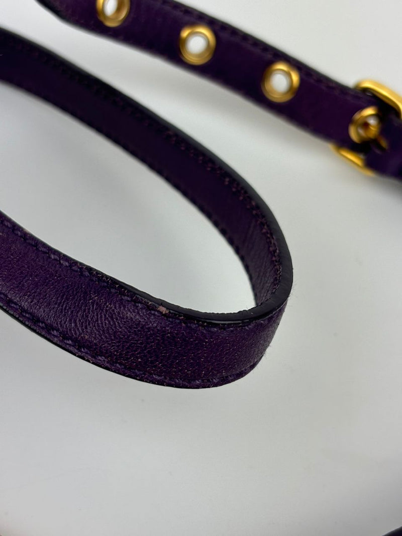 RL0066 Matelasse Satchel Bag in Viola