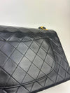 Vintage Medium Double Flap in Black Matelasse Lambskin 24K GHW