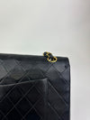 Vintage Medium Double Flap in Black Matelasse Lambskin 24K GHW