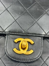 Vintage Medium Double Flap in Black Matelasse Lambskin 24K GHW