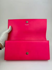 326079 Cassandre Clutch in Fuchsia&nbsp;