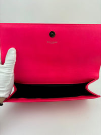 326079 Cassandre Clutch in Fuchsia&nbsp;