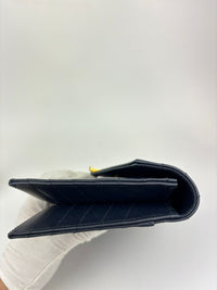 Envelope Clutch in Navy Blue Chevron&nbsp;