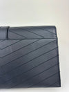 Envelope Clutch in Navy Blue Chevron&nbsp;