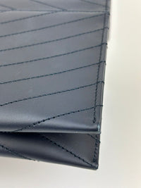 Envelope Clutch in Navy Blue Chevron&nbsp;