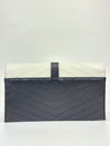 348311 Envelope Clutch White/Black&nbsp;