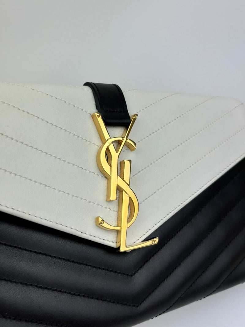 348311 Envelope Clutch White/Black&nbsp;