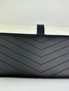 348311 Envelope Clutch White/Black&nbsp;