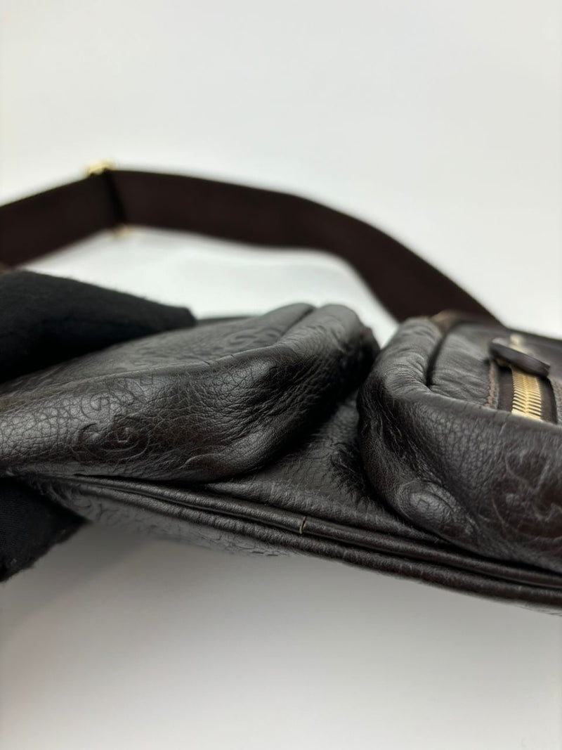 Guccissima Brown Leather Belt Bag&nbsp;