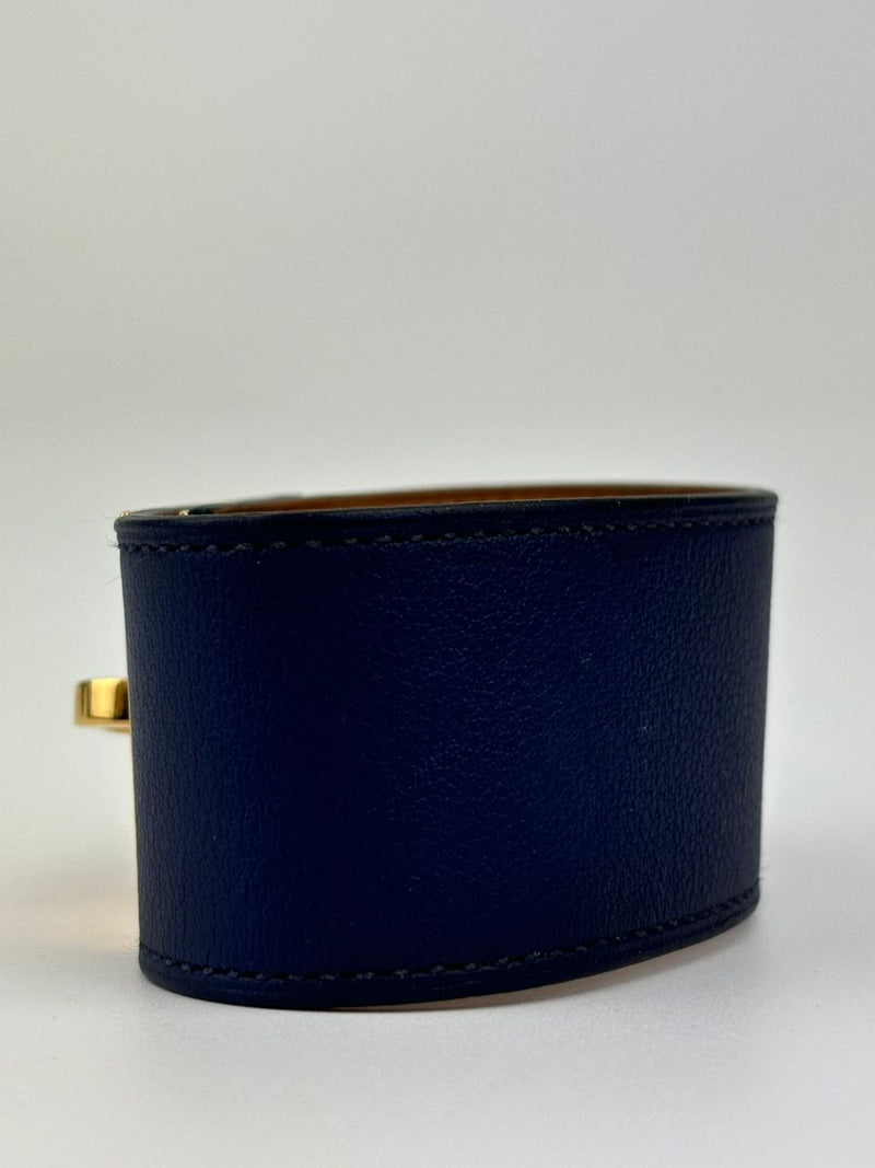 Kelly Dog Bracelet Bleu Saphir Swift Leather GHW&nbsp;