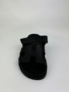 Chypre Noir Calfskin Sandal Femme Size 38.5 (Cash Price in Description)