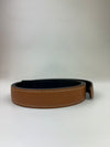 Hermes 24mm H Reversible Belt in Noir Box / Gold Togo GHW