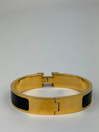 Clic H Bracelet Noir GHW