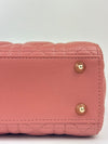 Small ABCDior Pink Cannage Lambskin Bag LGHW